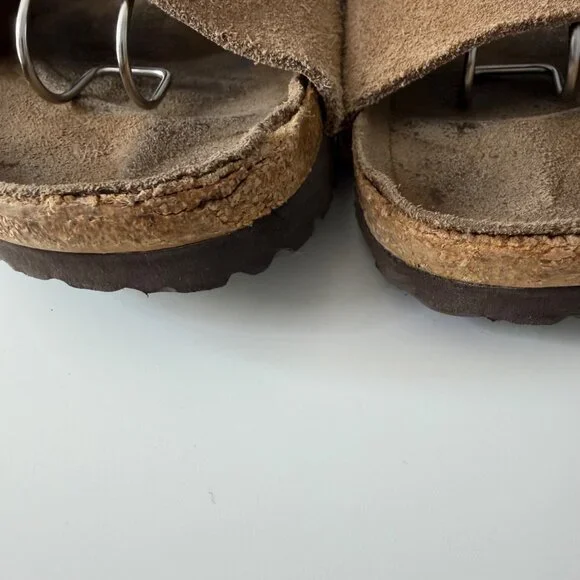 BIRKENSTOCK suede arizona sandals size 41 US 10-10.5 regular width - Picture 11 of 11